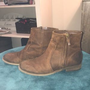Franco Sarto brown booties